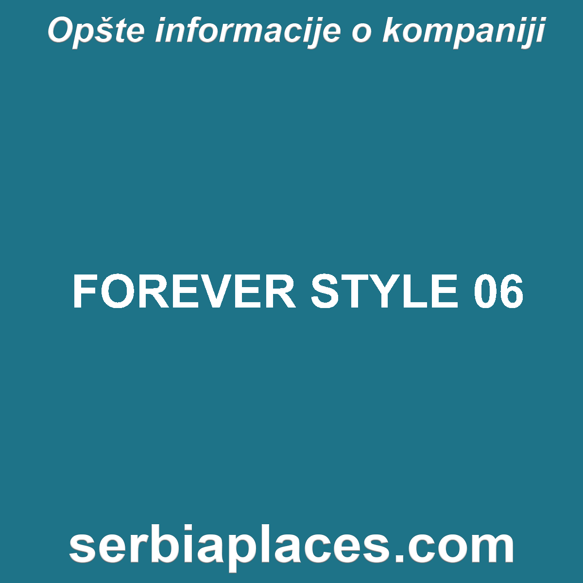 FOREVER STYLE 06