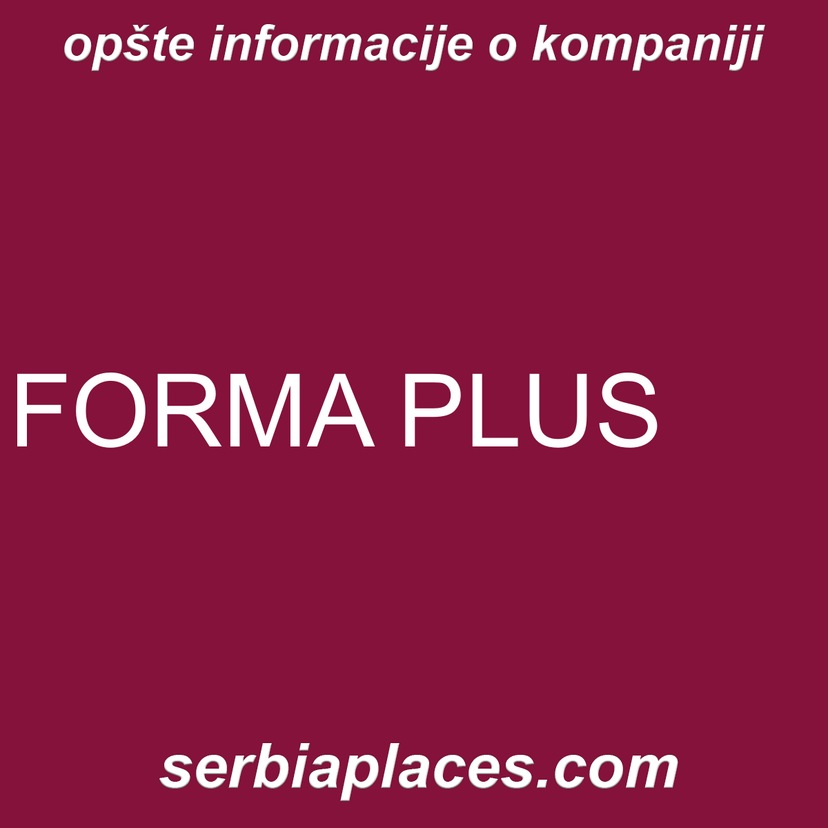 FORMA PLUS