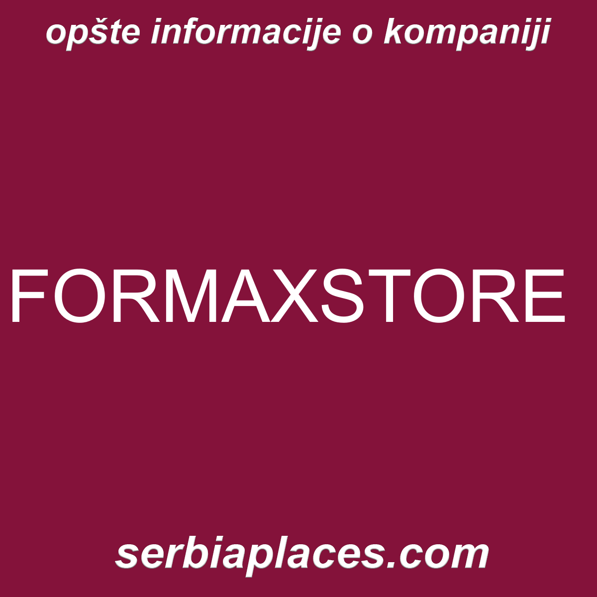 FORMAXSTORE