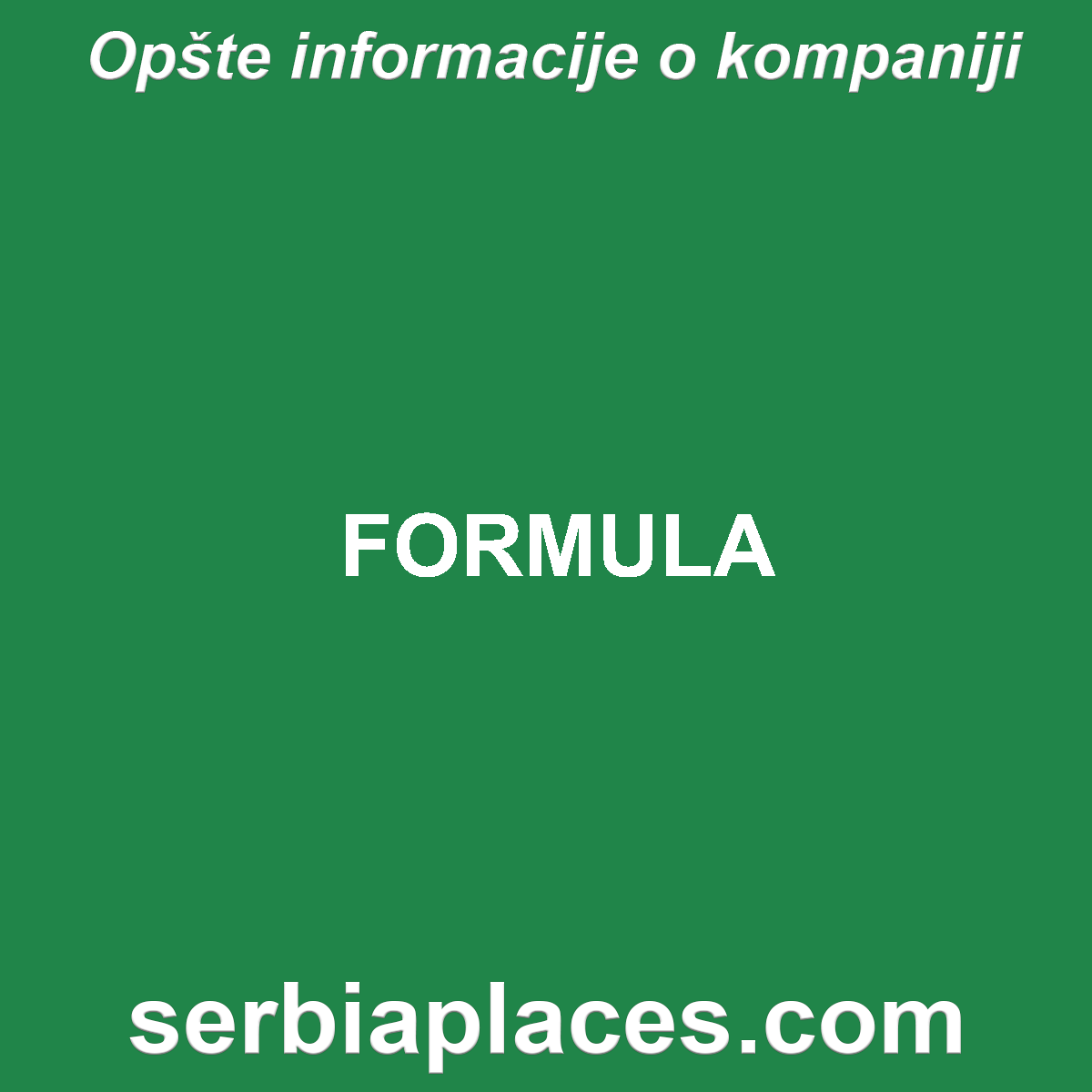 FORMULA