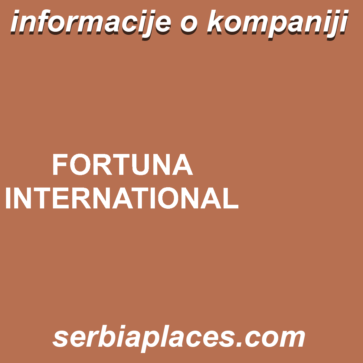 FORTUNA INTERNATIONAL