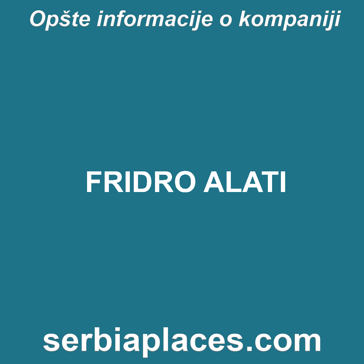 FRIDRO ALATI