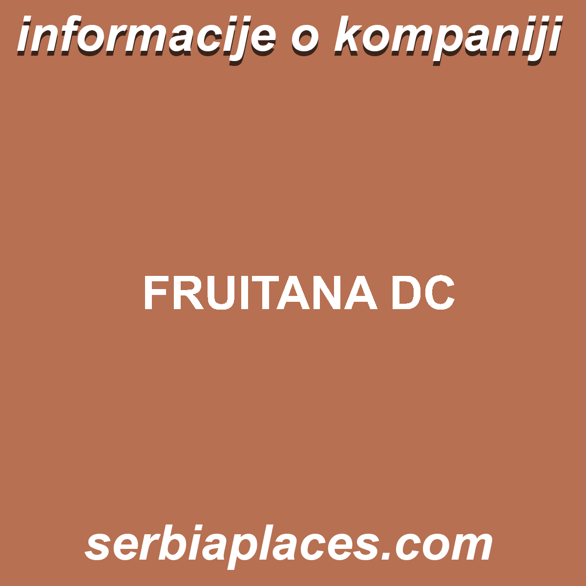 FRUITANA DC