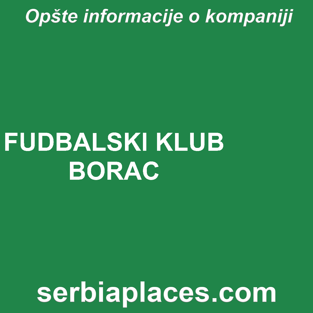 FUDBALSKI KLUB BORAC