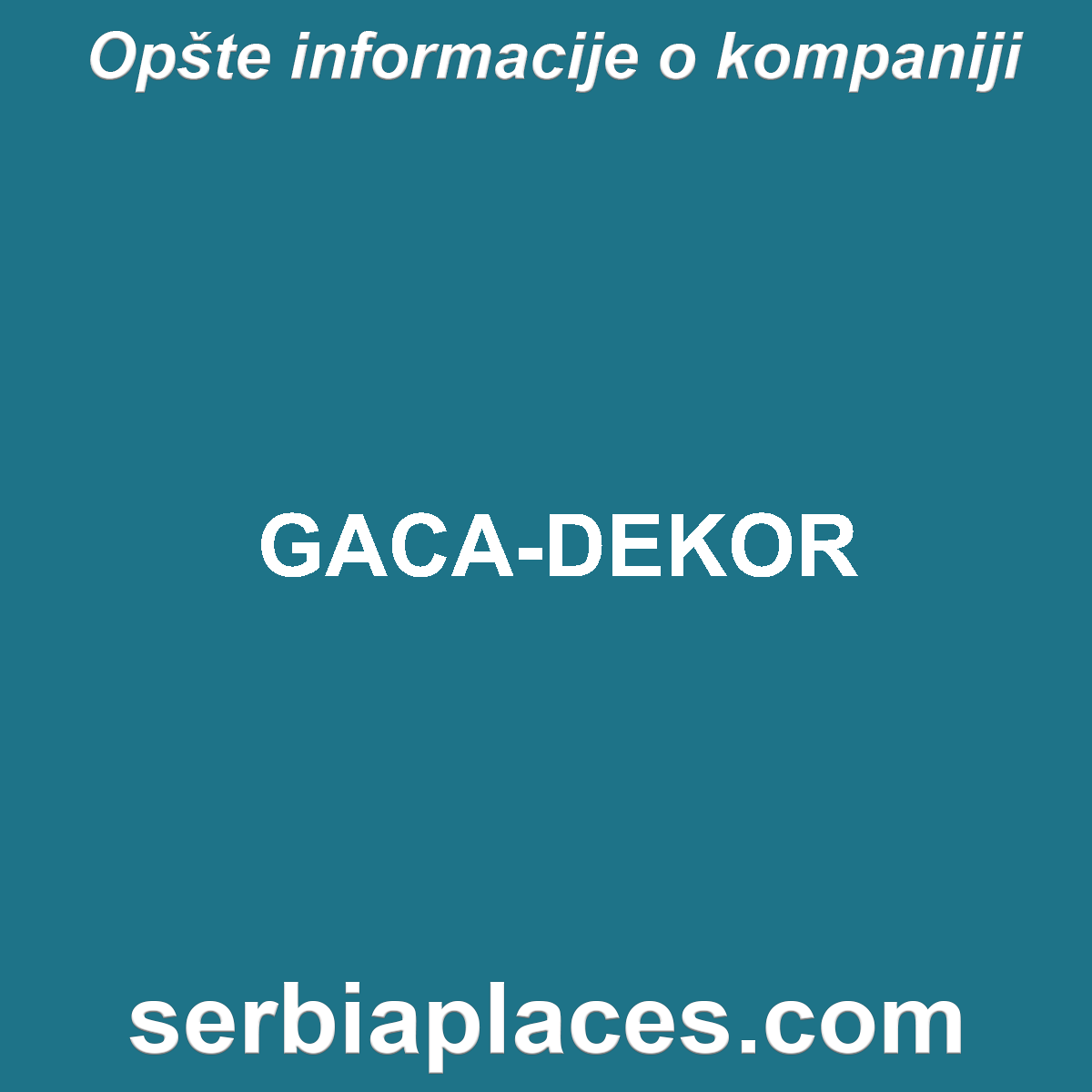 GACA-DEKOR