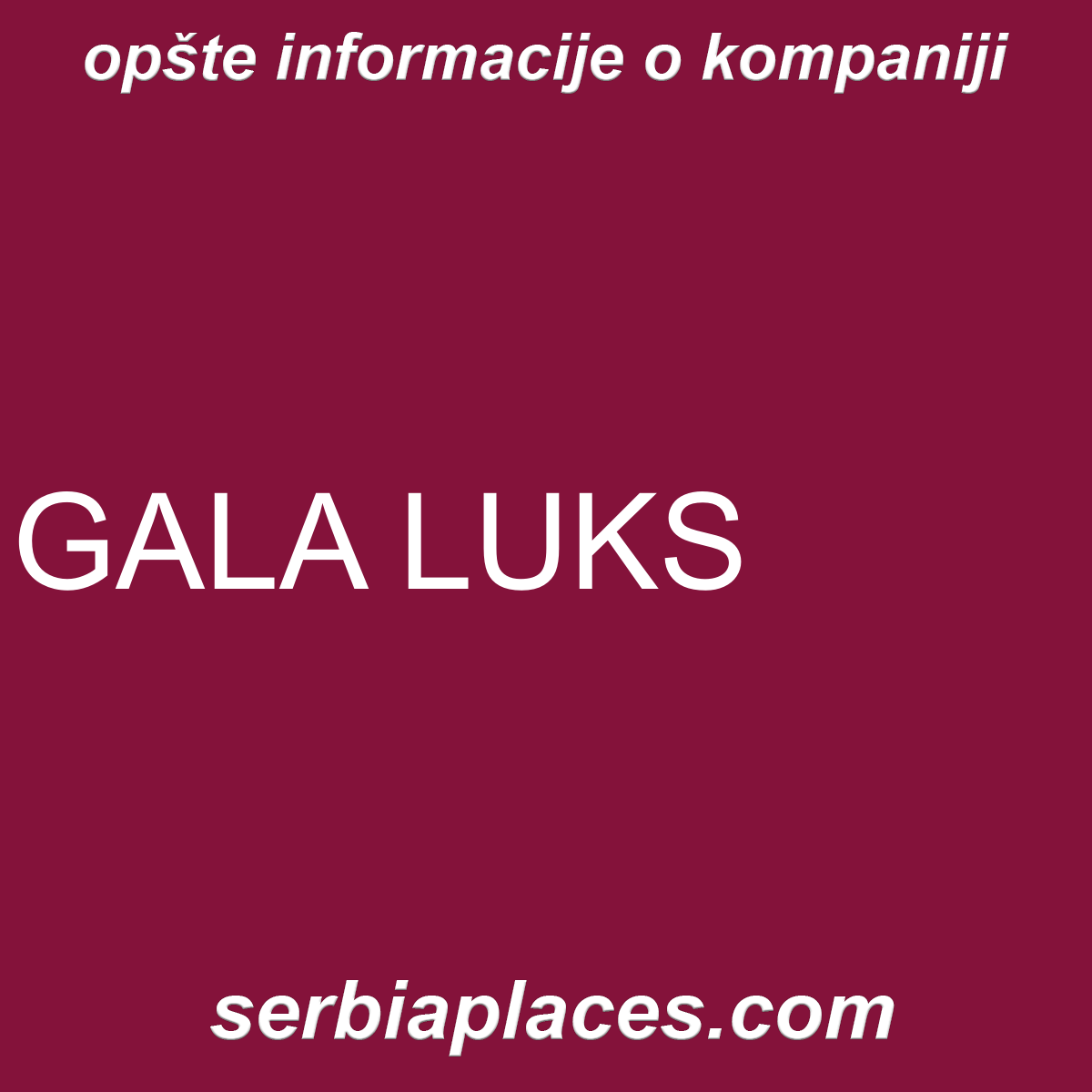 GALA LUKS