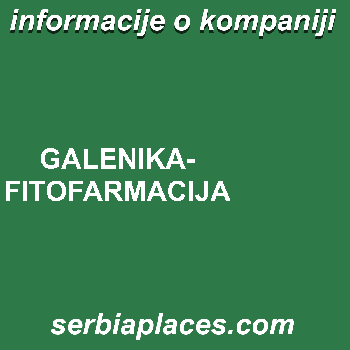 GALENIKA-FITOFARMACIJA