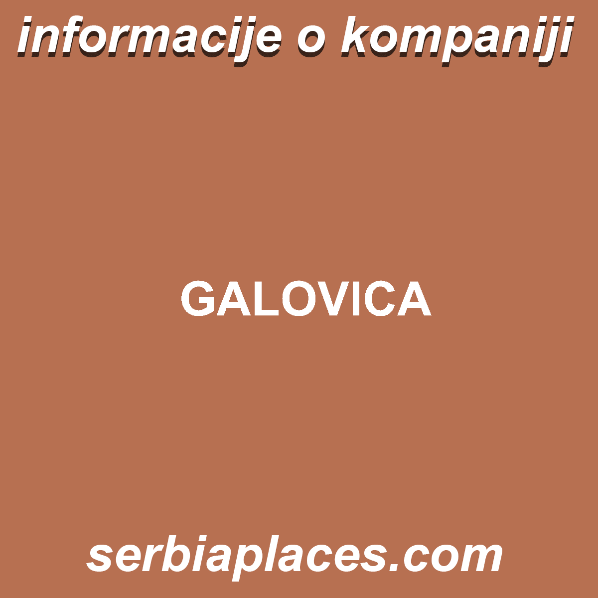 GALOVICA