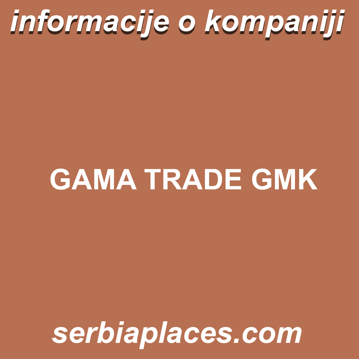 GAMA TRADE GMK