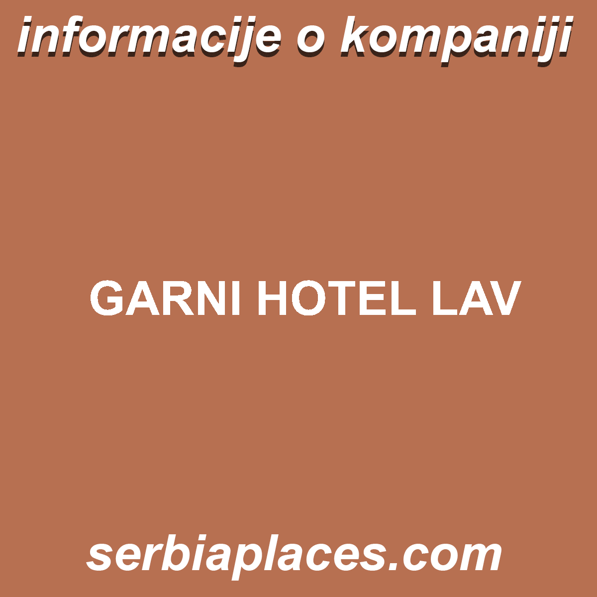 GARNI HOTEL LAV
