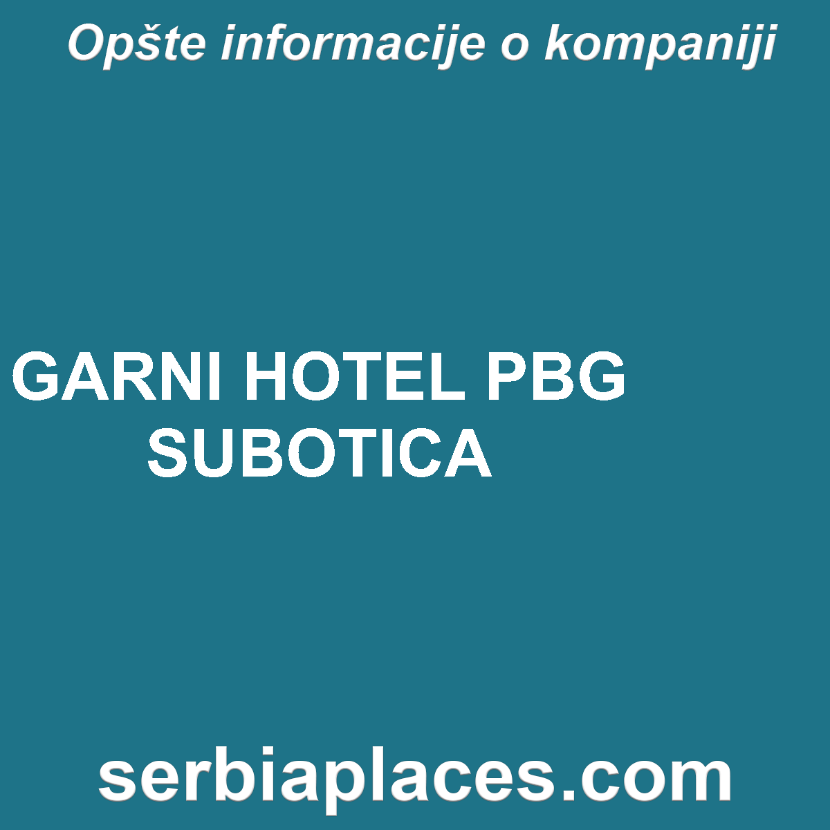 GARNI HOTEL PBG SUBOTICA