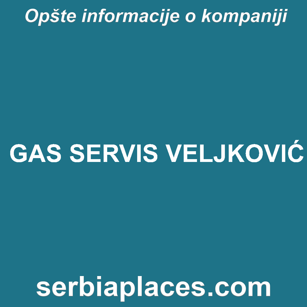 GAS SERVIS VELJKOVIĆ