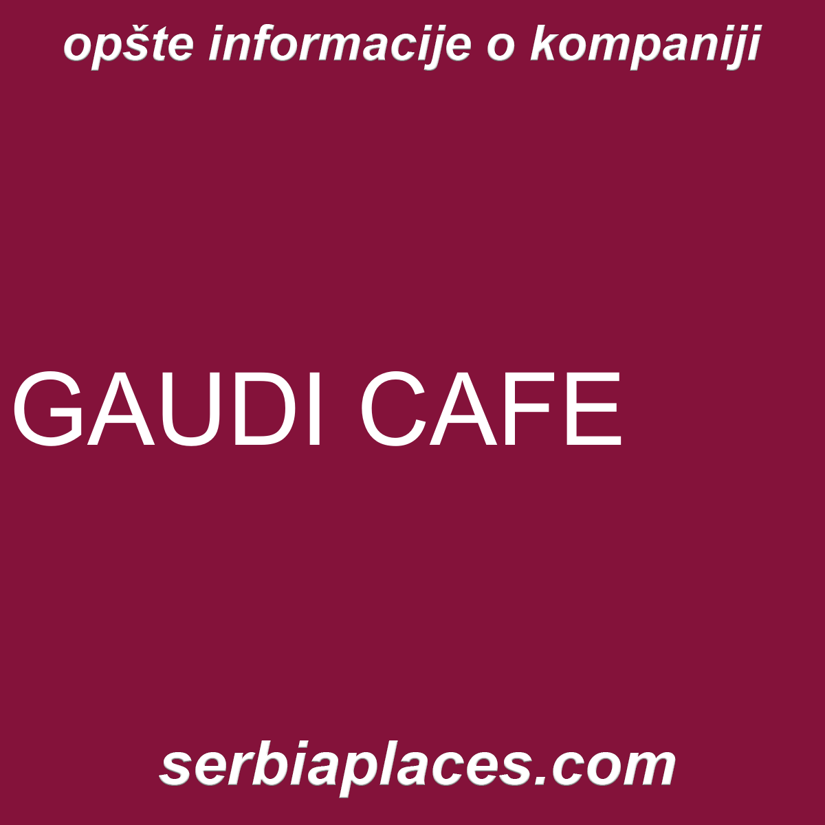 GAUDI CAFE