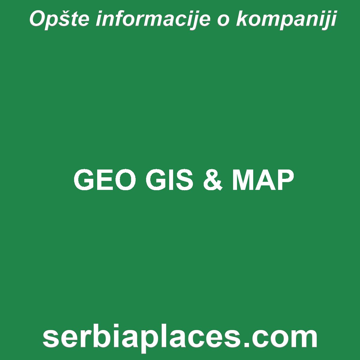 GEO GIS & MAP