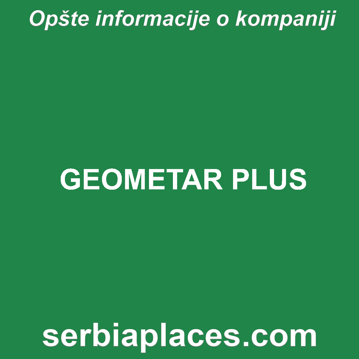 GEOMETAR PLUS