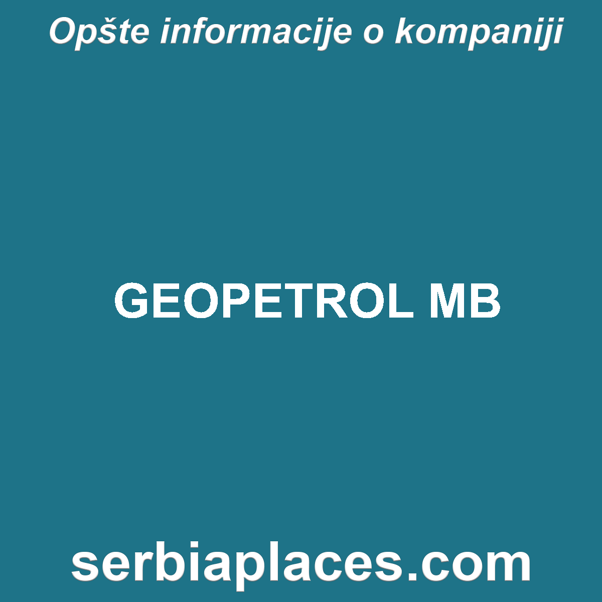 GEOPETROL MB
