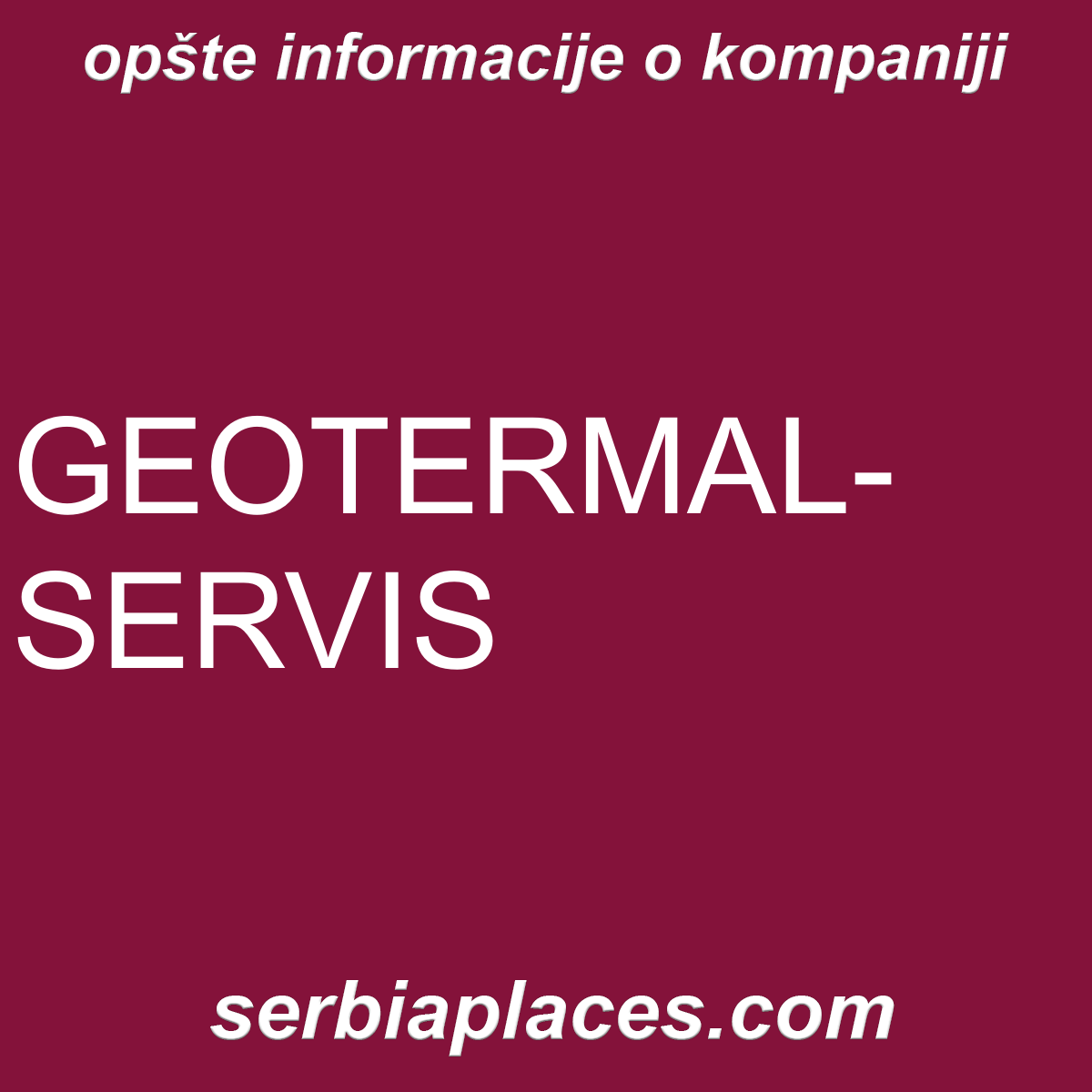 GEOTERMAL-SERVIS