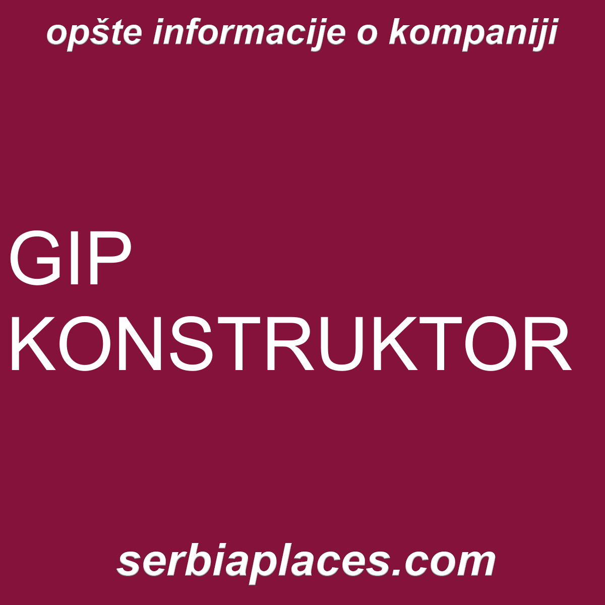 GIP KONSTRUKTOR
