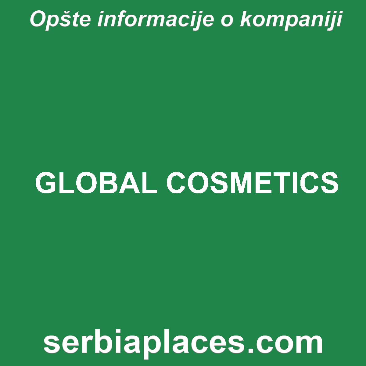 GLOBAL COSMETICS