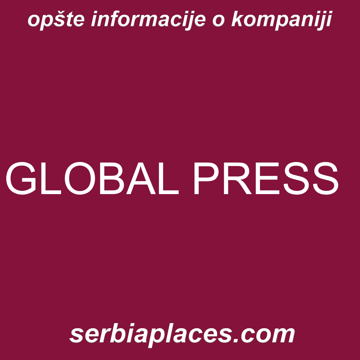 GLOBAL PRESS