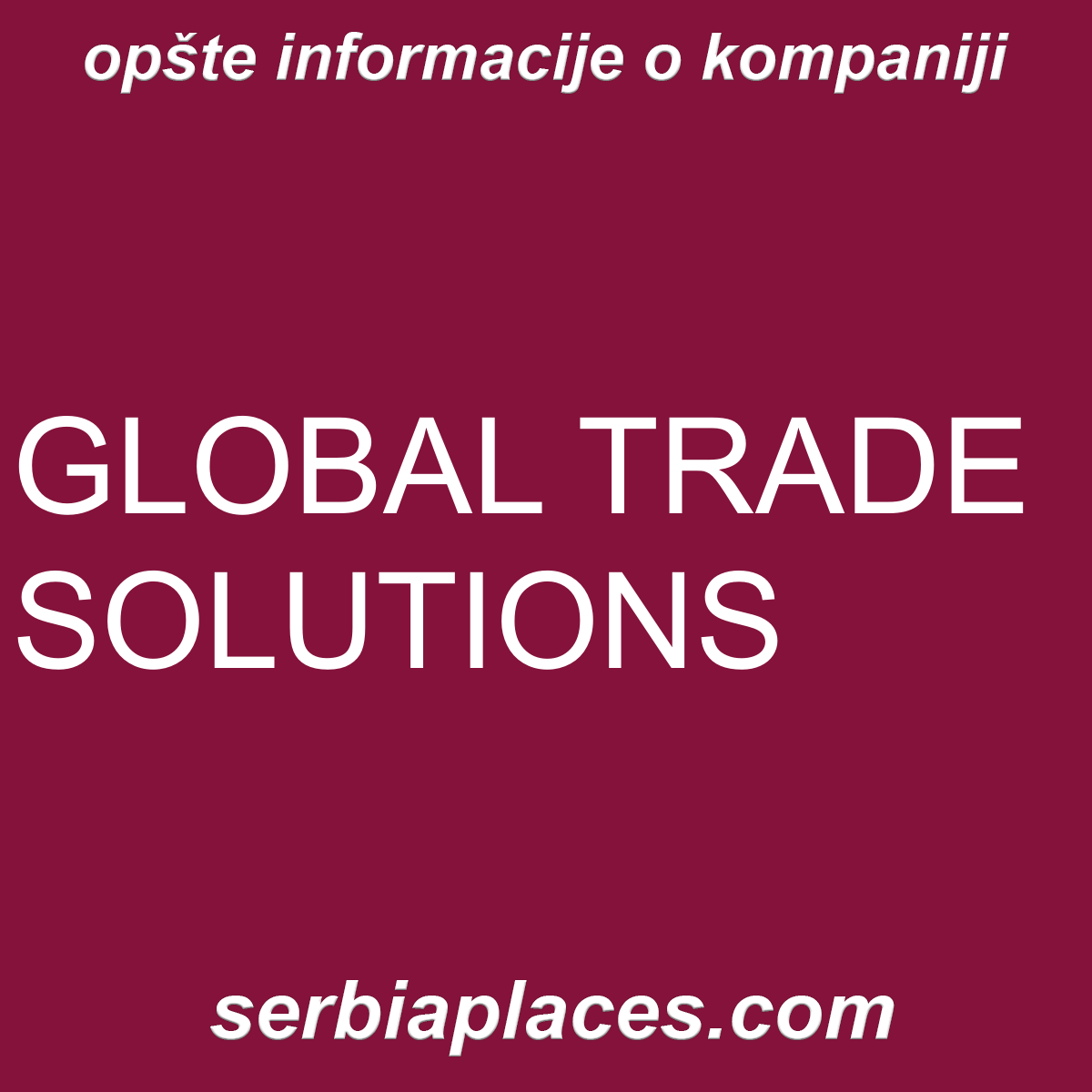 GLOBAL TRADE SOLUTIONS