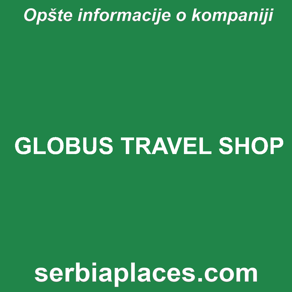 GLOBUS TRAVEL SHOP