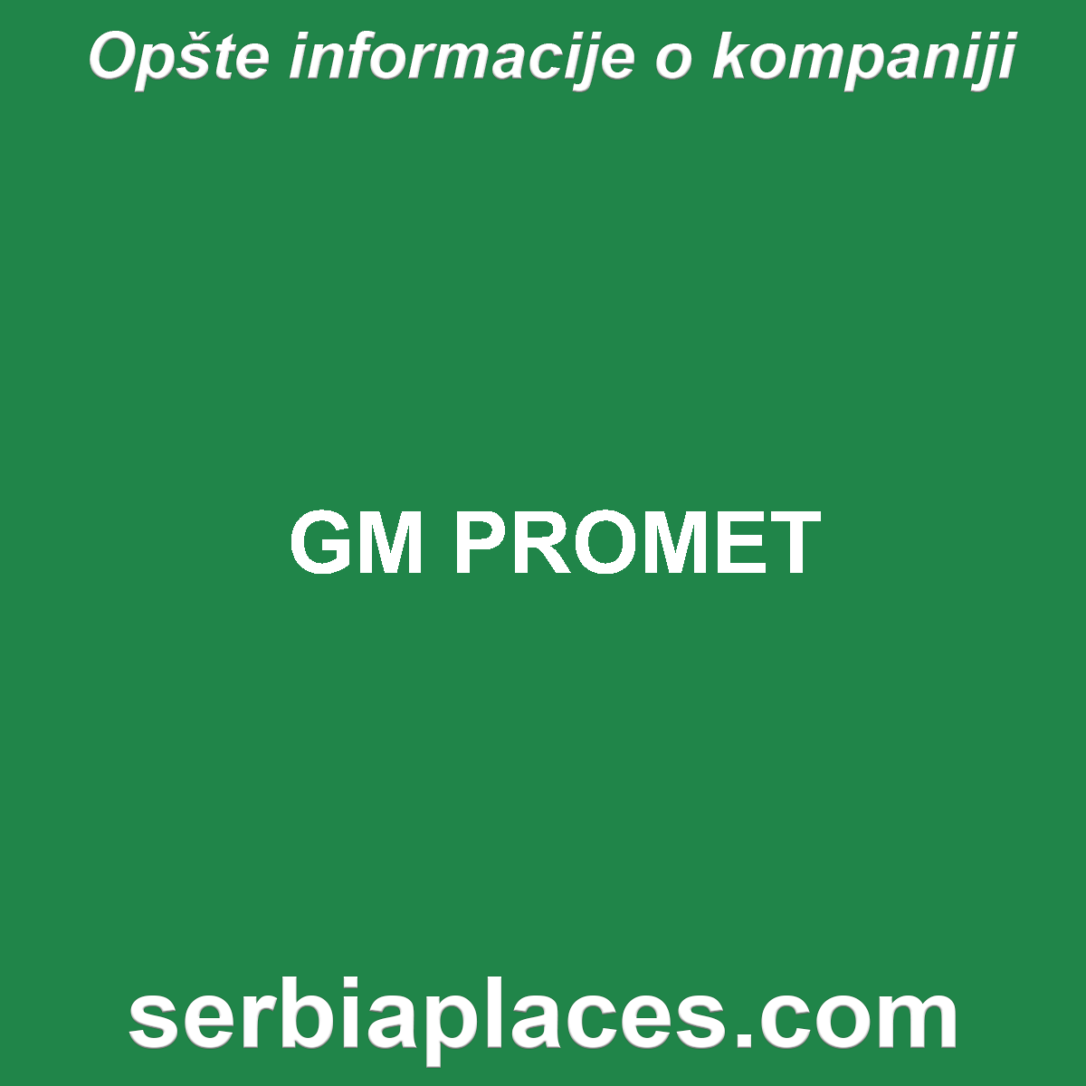 GM PROMET