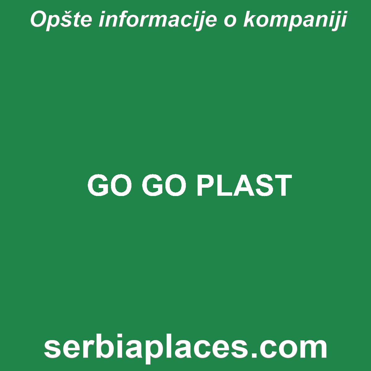 GO GO PLAST