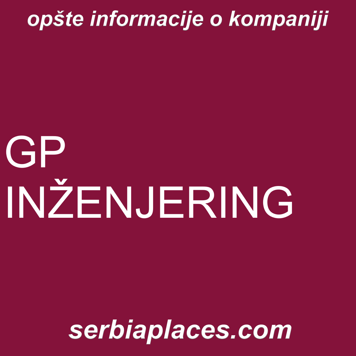 GP INŽENJERING