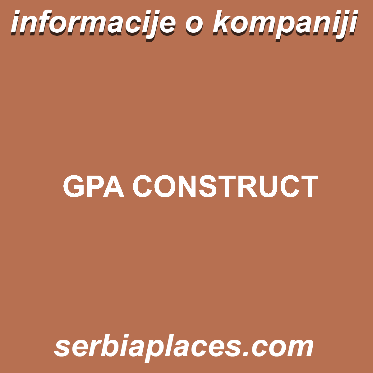 GPA CONSTRUCT