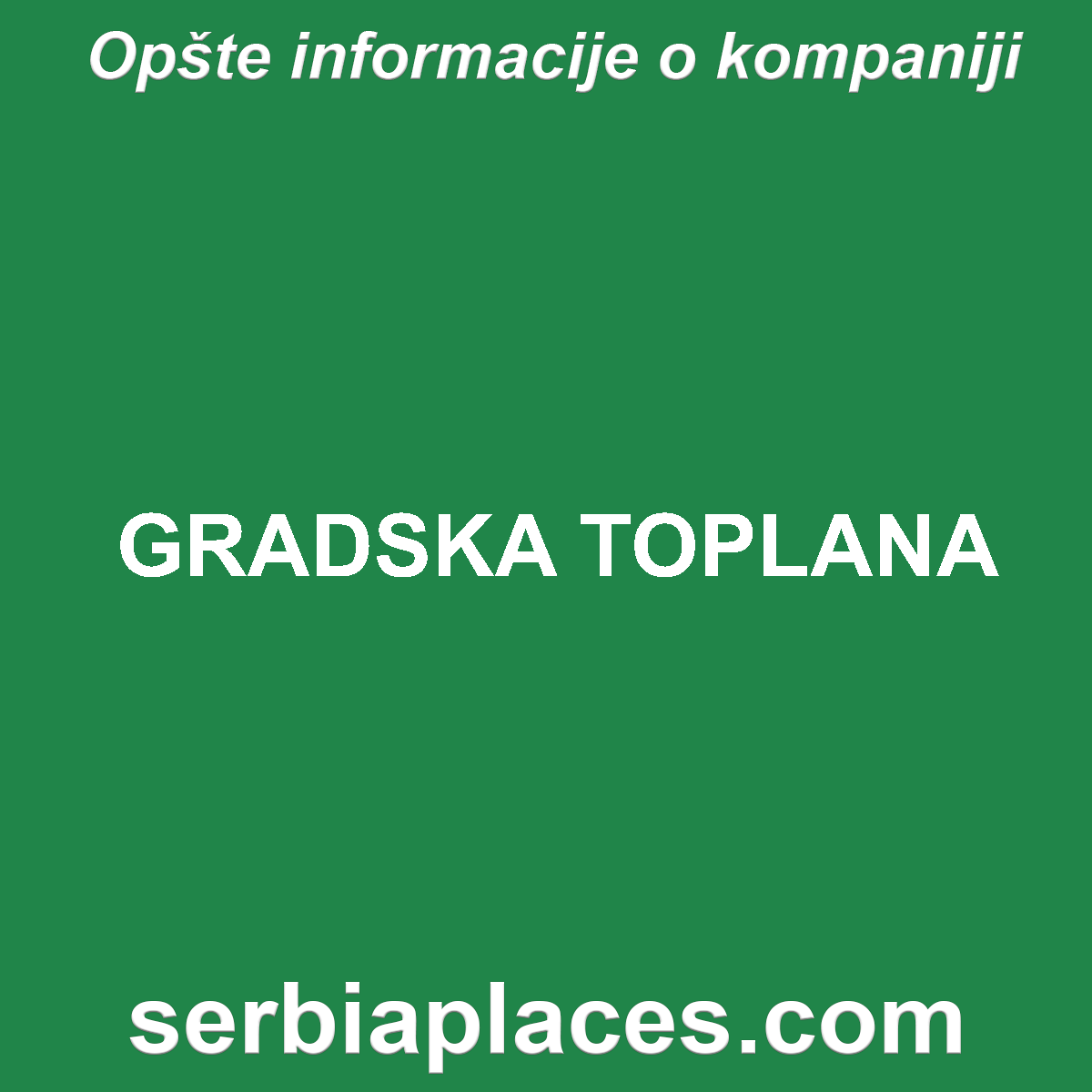 GRADSKA TOPLANA