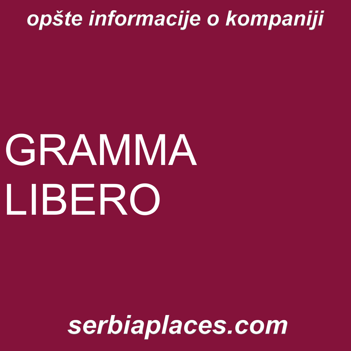 GRAMMA LIBERO
