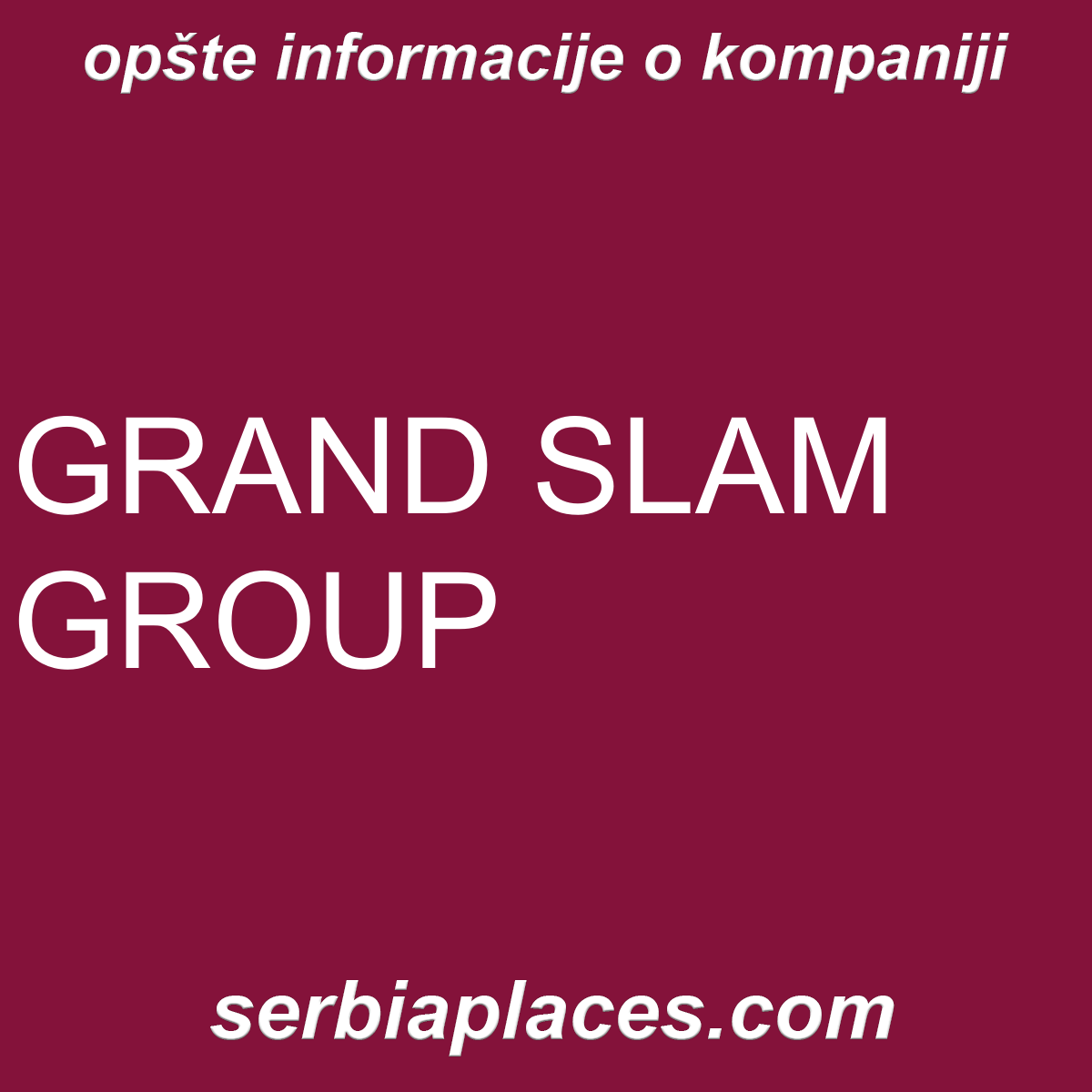 GRAND SLAM GROUP