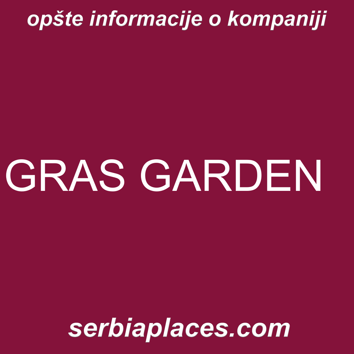 GRAS GARDEN