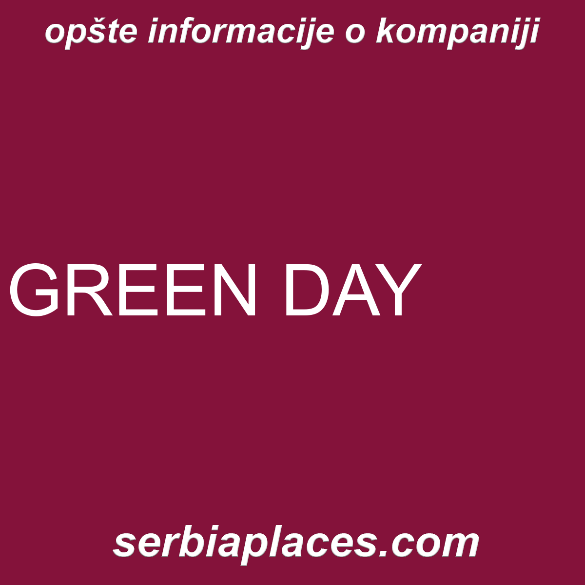 GREEN DAY