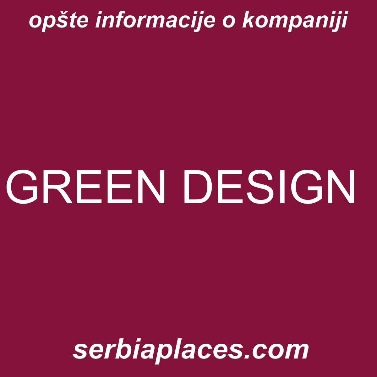 GREEN DESIGN