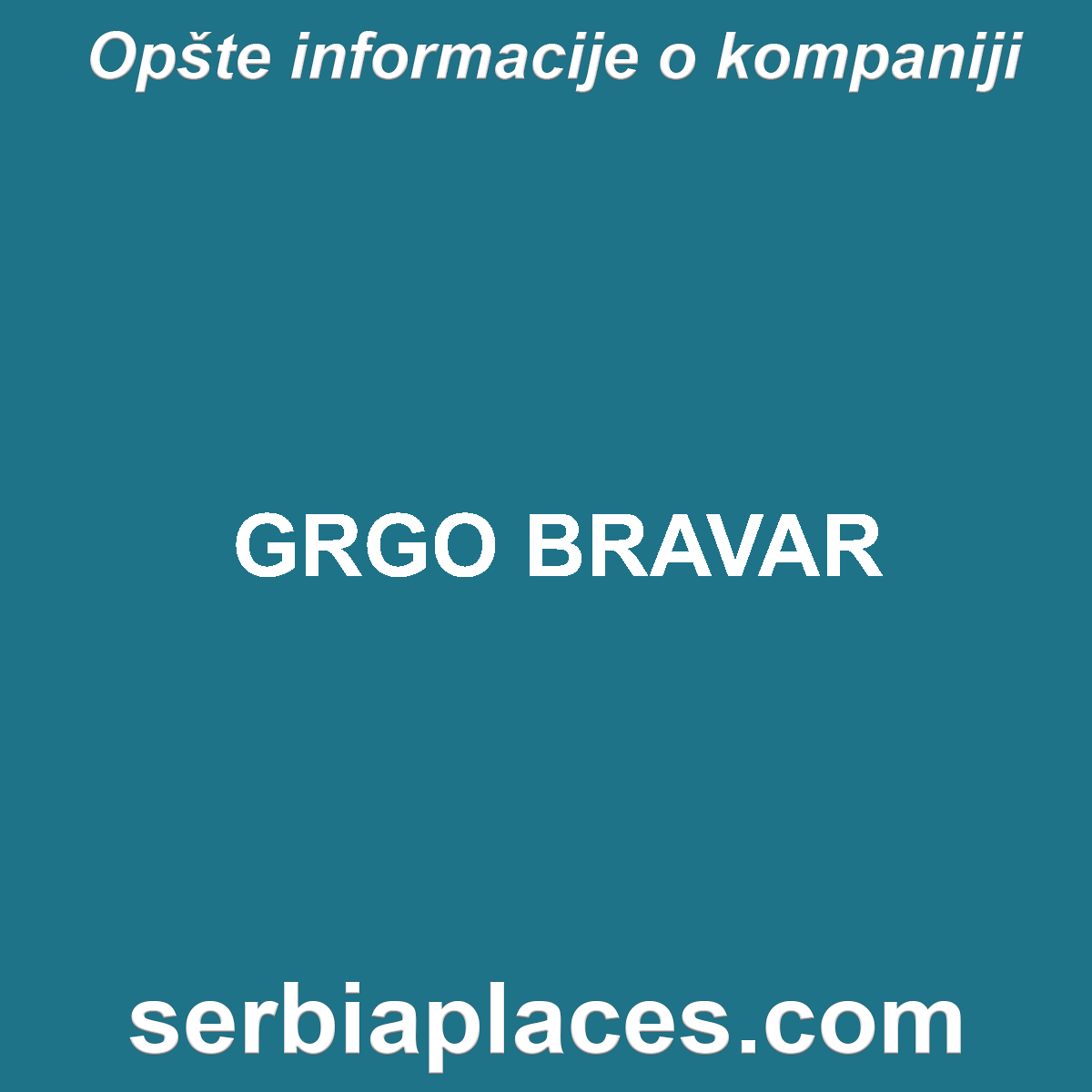 GRGO BRAVAR