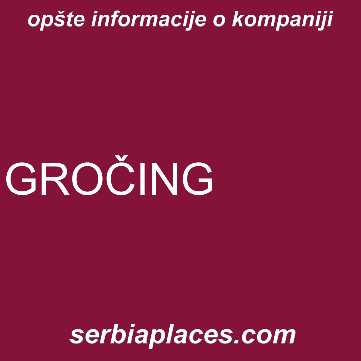 GROČING