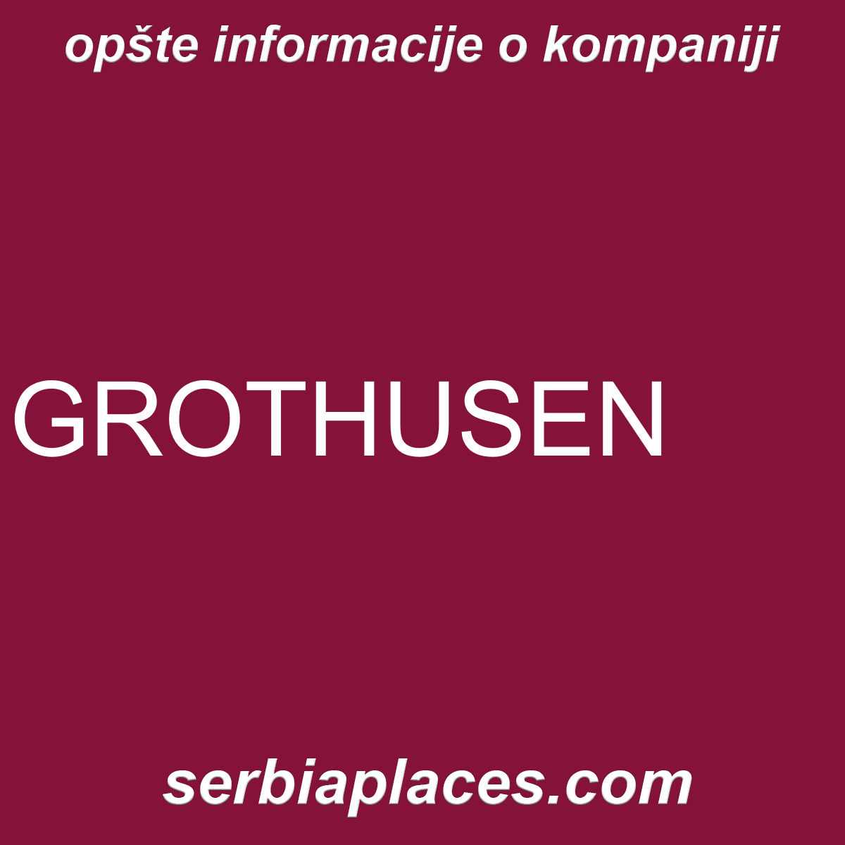 GROTHUSEN