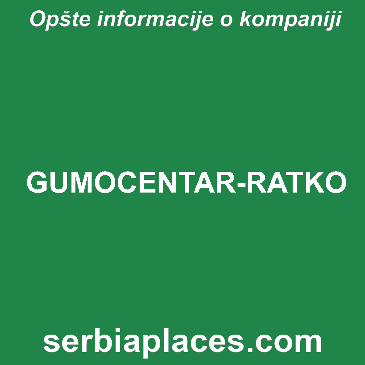 GUMOCENTAR-RATKO