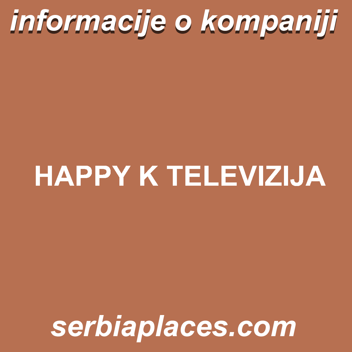 HAPPY K TELEVIZIJA