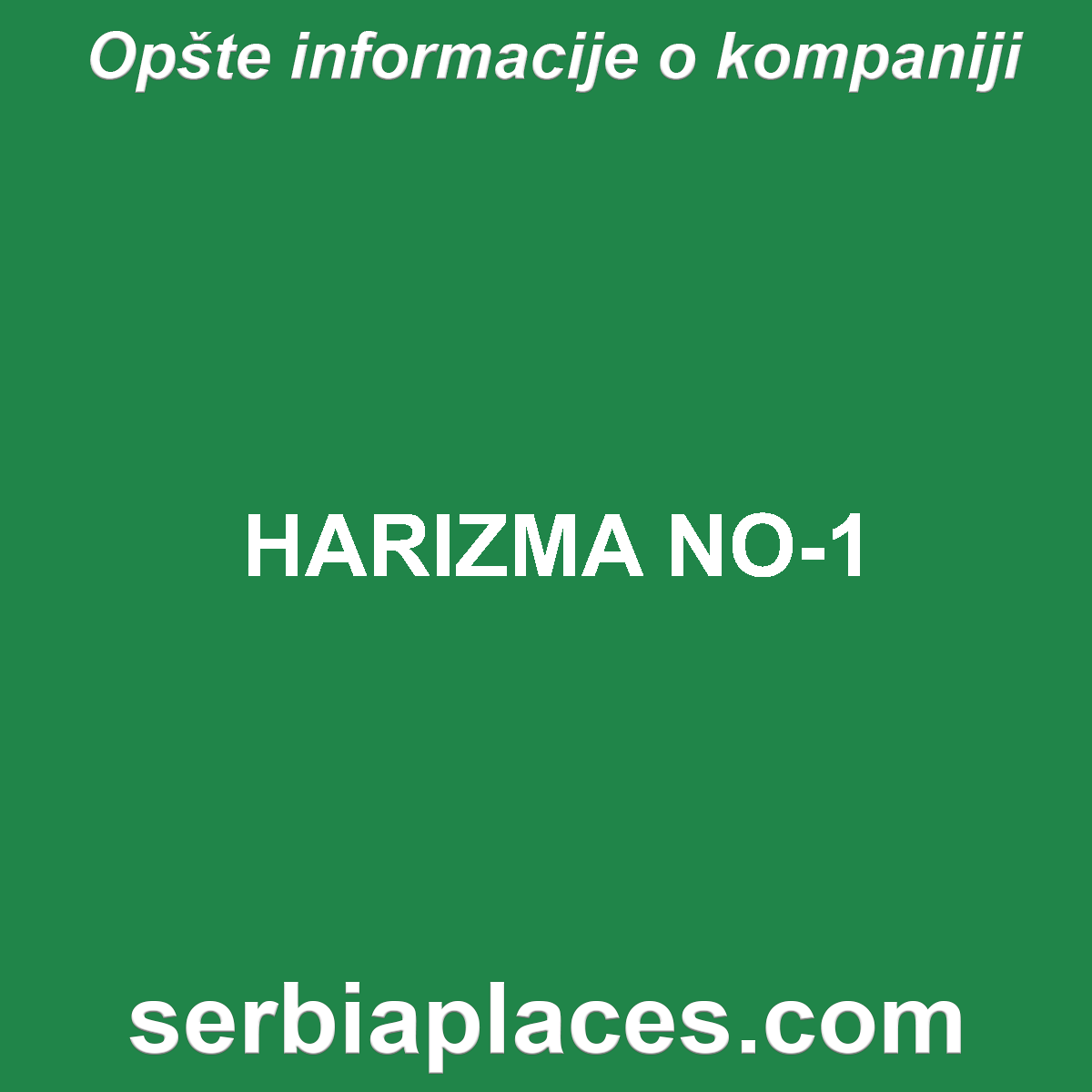 HARIZMA NO-1