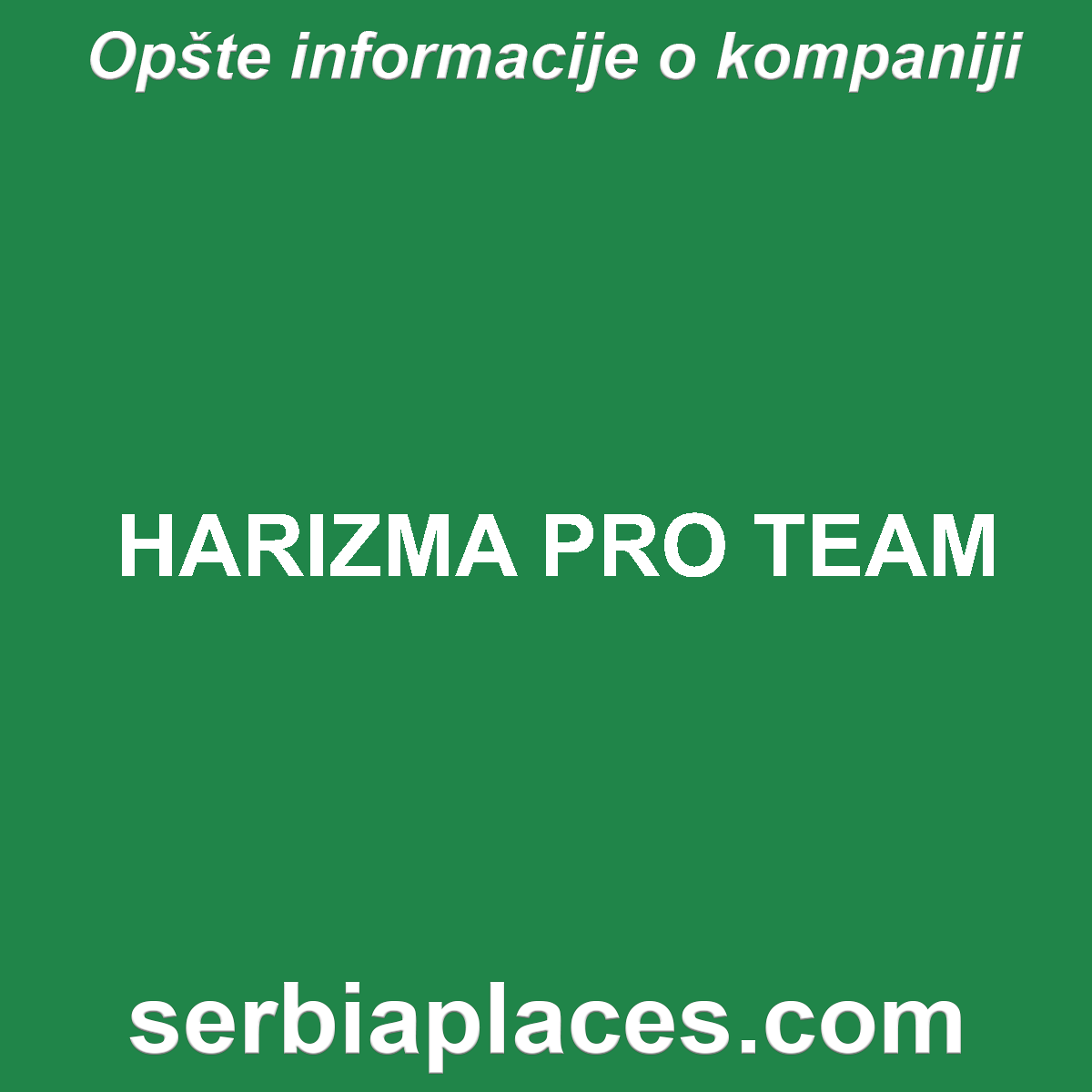 HARIZMA PRO TEAM