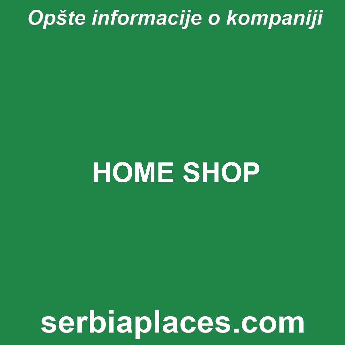 HOME SHOP