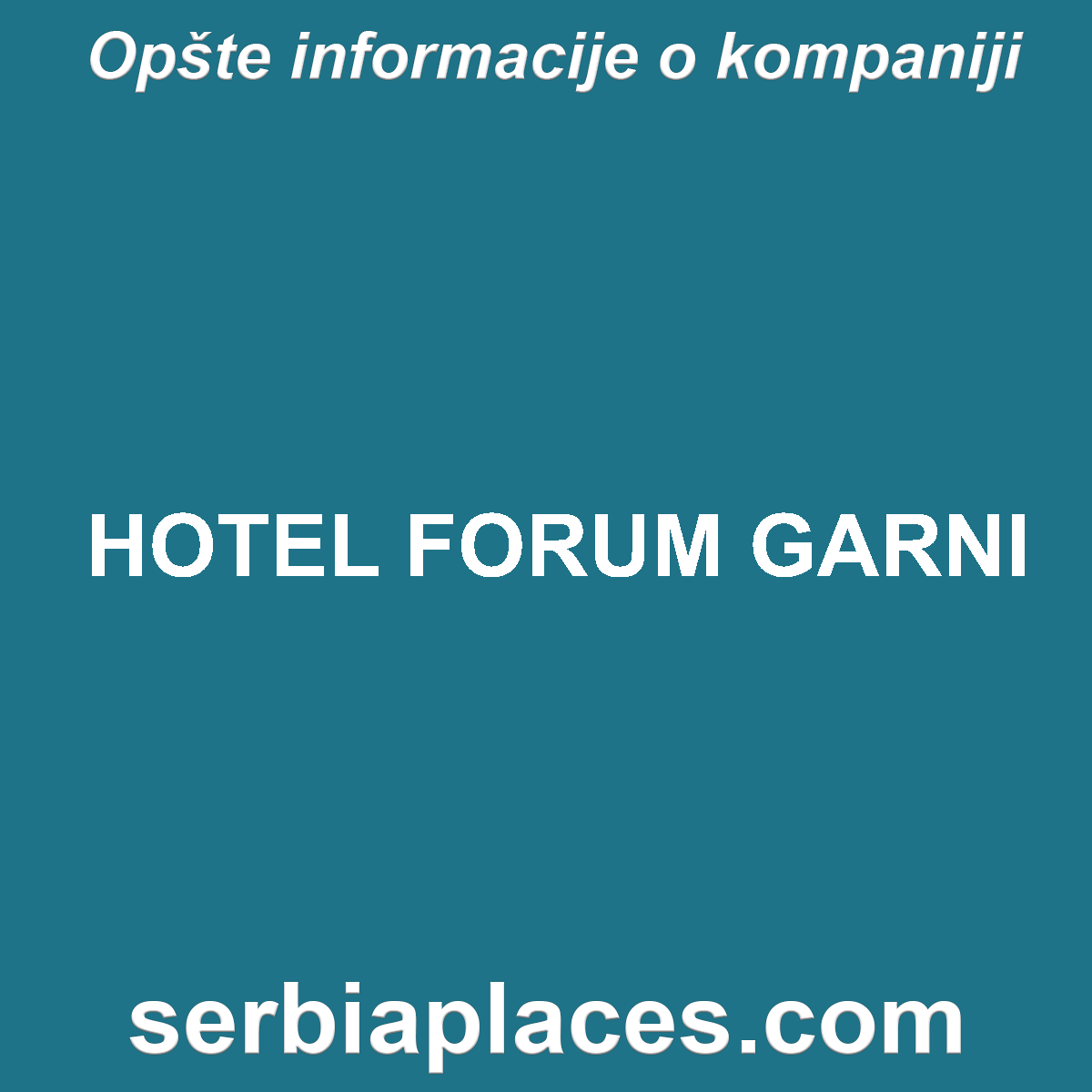HOTEL FORUM GARNI