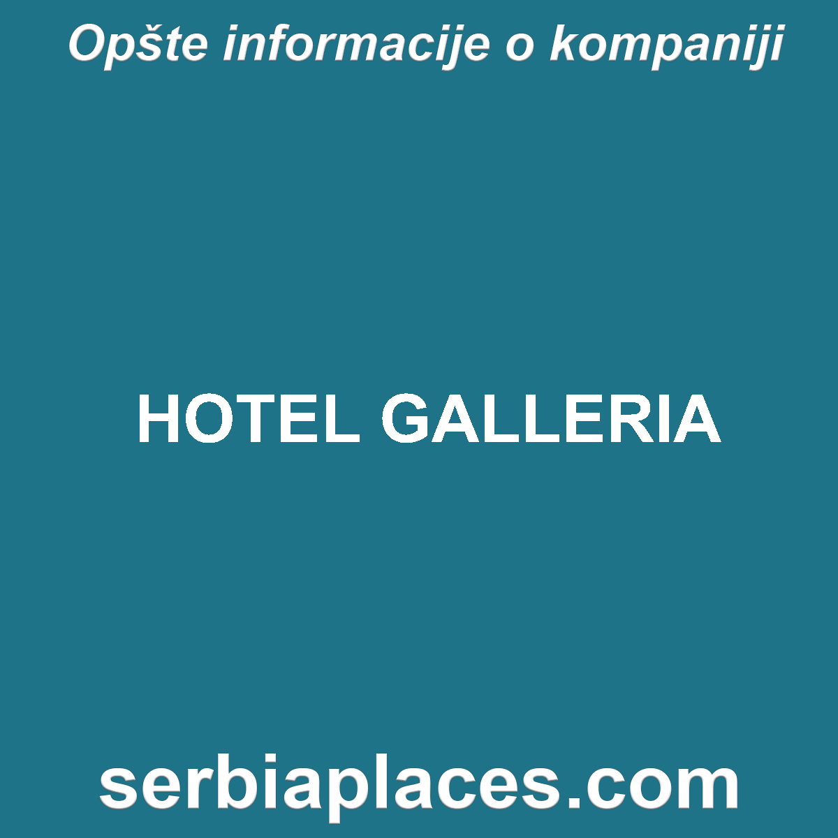HOTEL GALLERIA