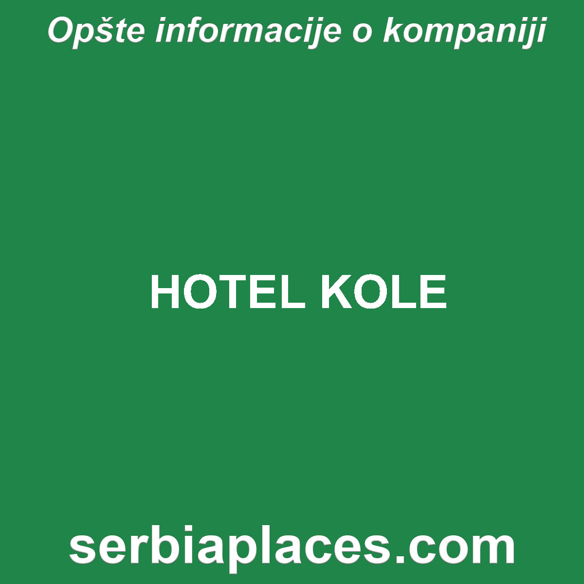 HOTEL KOLE
