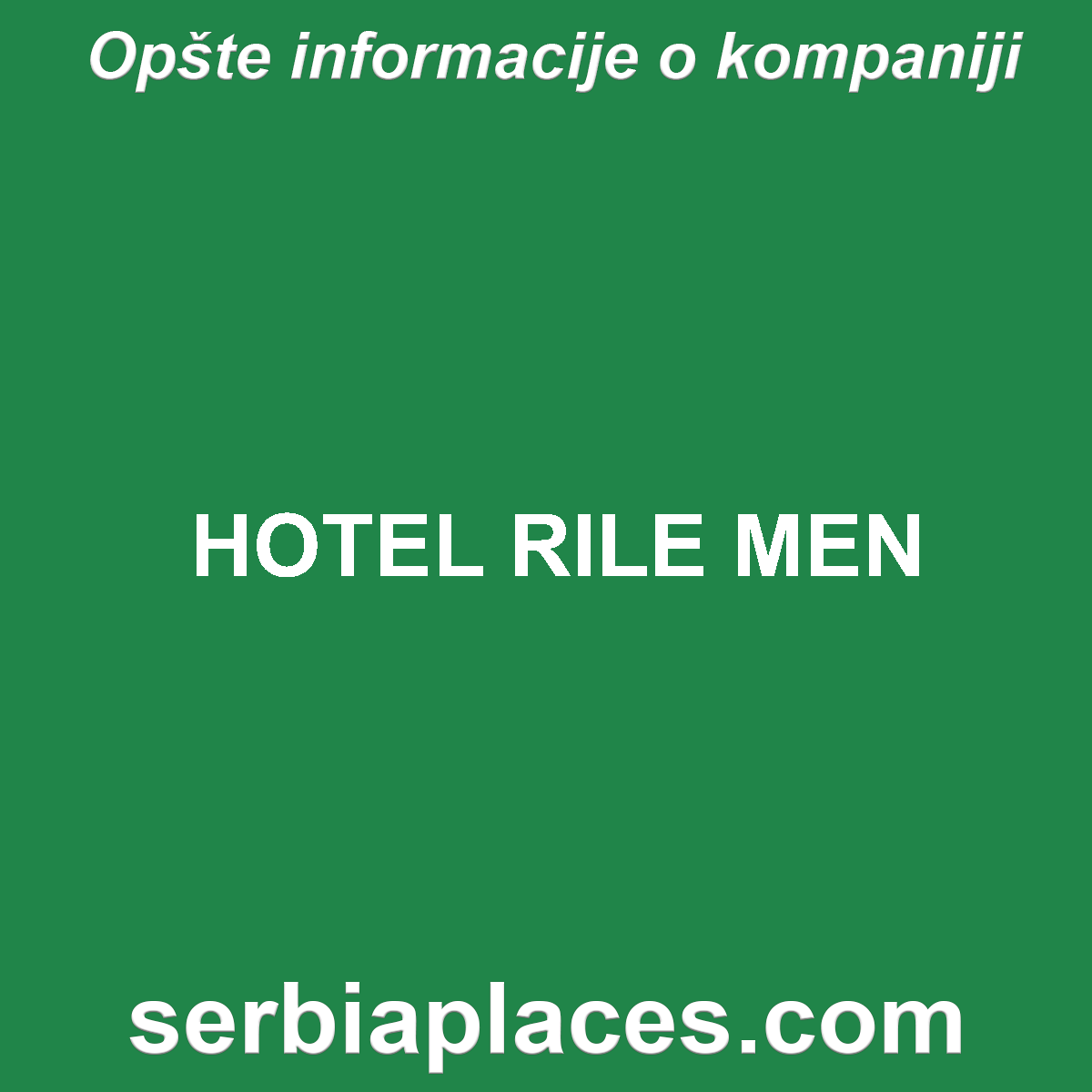 HOTEL RILE MEN