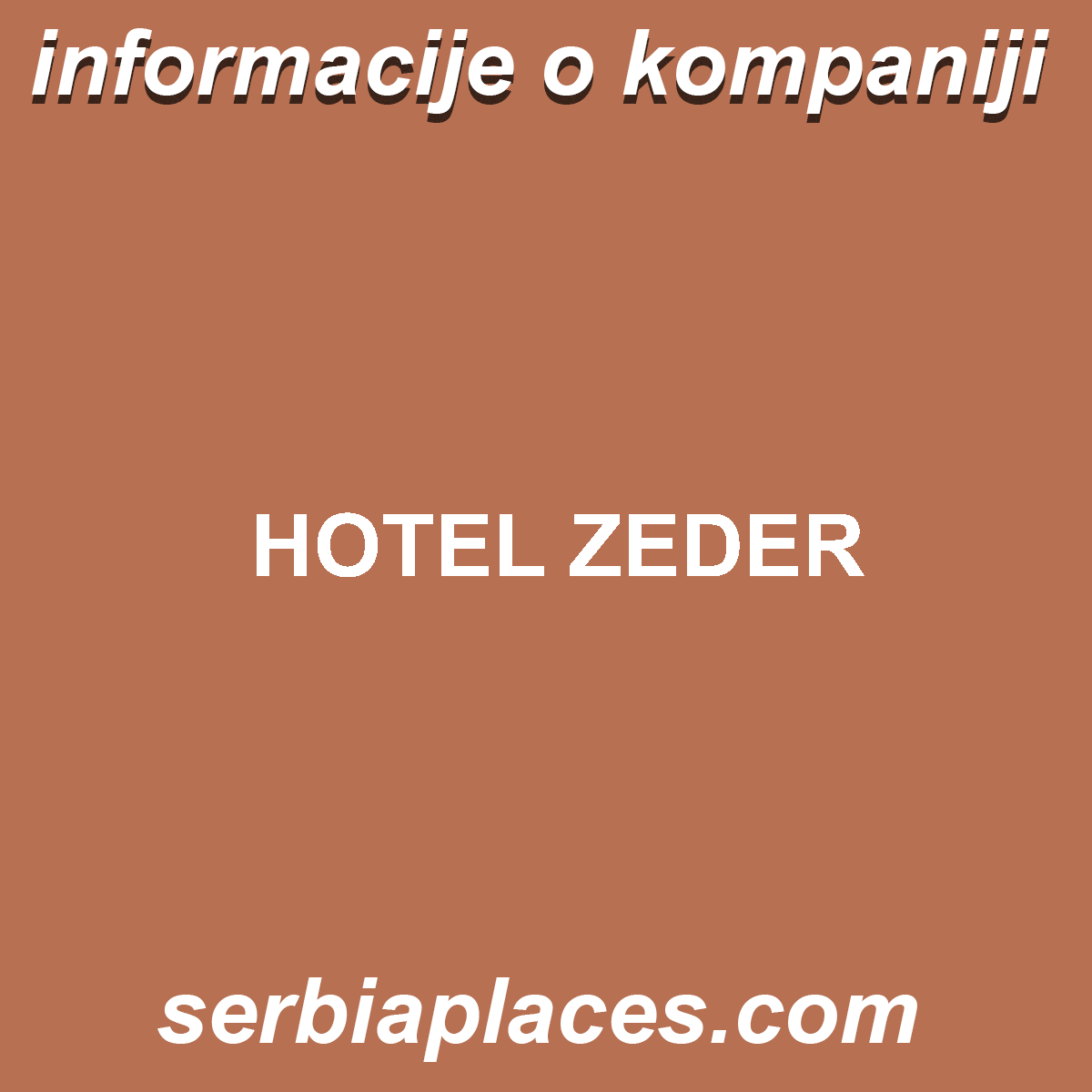 HOTEL ZEDER