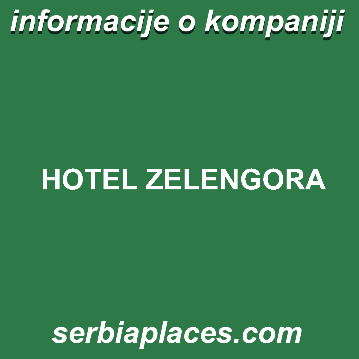 HOTEL ZELENGORA